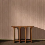 House of Hackney Artist's Stripe Wallpaper in Sakura & Astrantia House of Hackney Artist's Stripe wallpaper in Sakura & Astrantia, foliage and stripes in sakura & astrantia