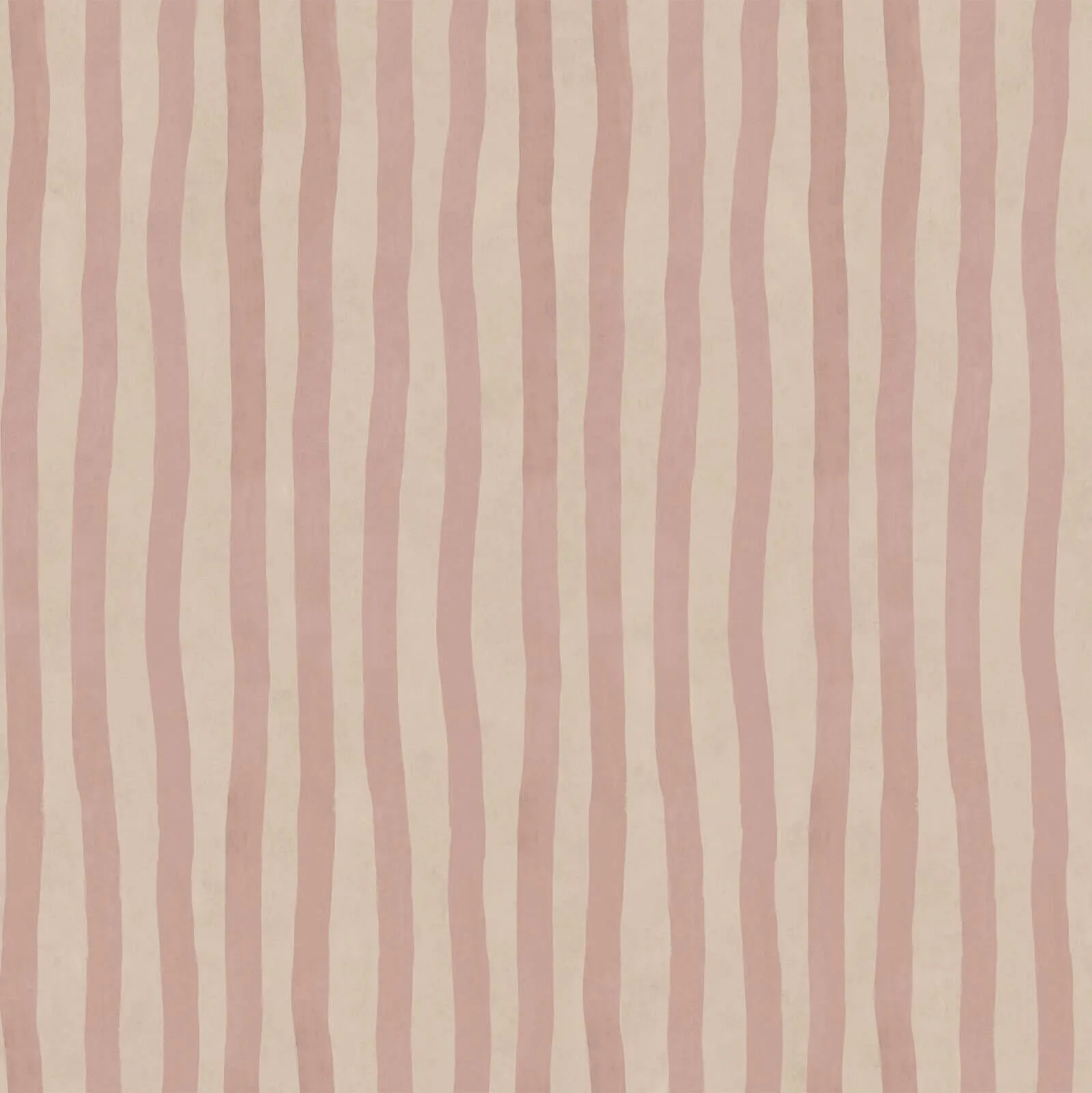 House of Hackney Artist's Stripe wallpaper in Sakura & Astrantia, foliage and stripes in sakura & astrantia