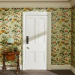 House of Hackney Avalon Wallpaper in Apple House of Hackney Avalon wallpaper in Apple, blooms and foliage in apple