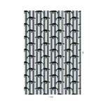 House of Hackney Baleana wallpaper in Denim, stripes in denim