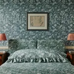 House of Hackney Beltane Wallpaper in Euphorbia House of Hackney Beltane wallpaper in Euphorbia, blooms and foliage in euphorbia
