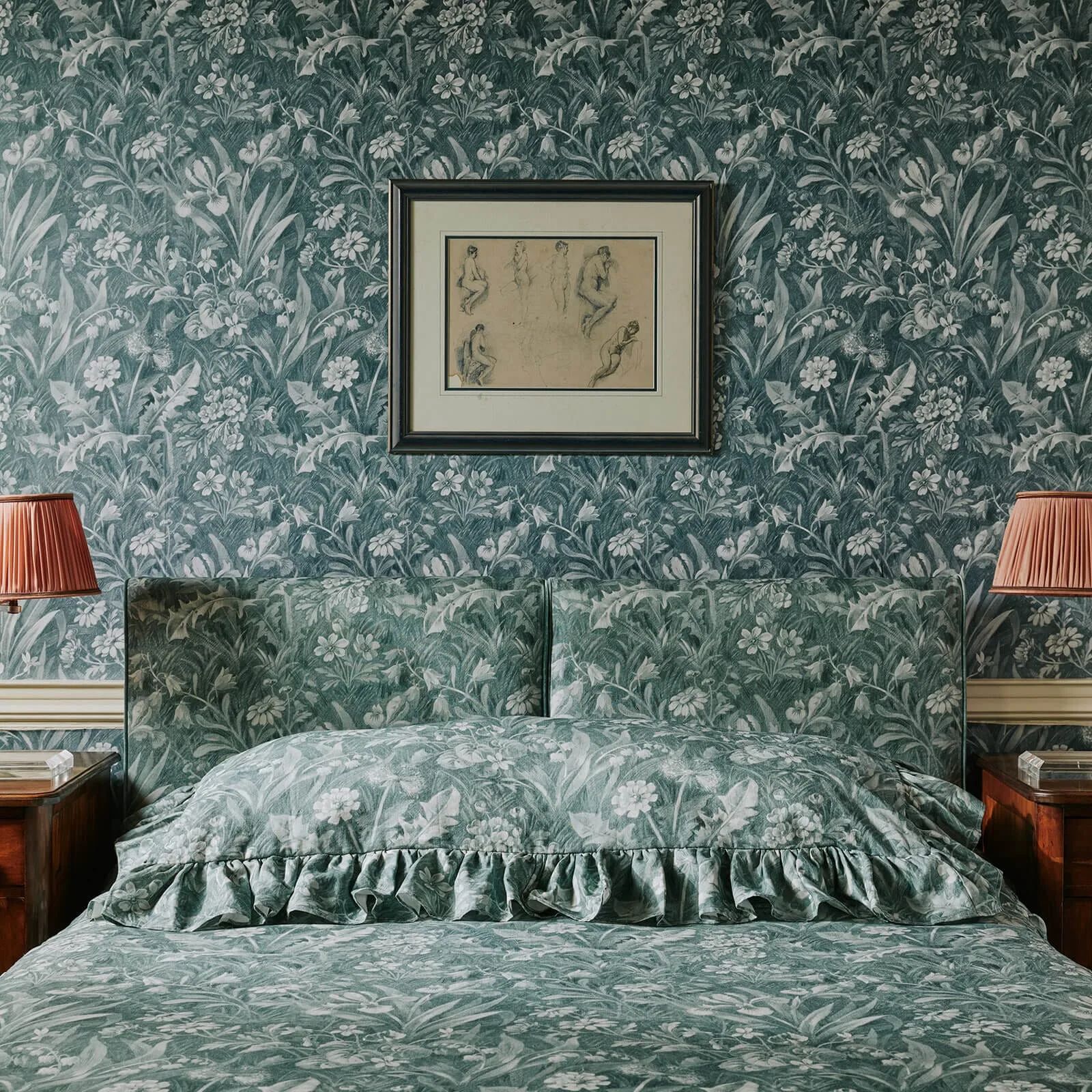 House of Hackney Beltane Wallpaper in Euphorbia House of Hackney Beltane wallpaper in Euphorbia, blooms and foliage in euphorbia