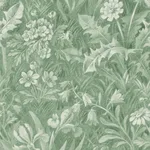 House of Hackney Beltane Wallpaper in Grass House of Hackney Beltane wallpaper in Grass, blooms and foliage in grass