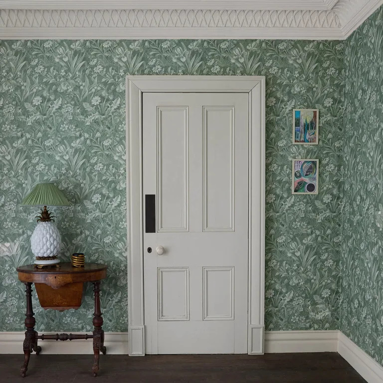 House of Hackney Beltane wallpaper in Grass, blooms and foliage in grass