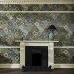House of Hackney Caspar Wallpaper in Forest House of Hackney Caspar wallpaper in Forest, blooms and foliage in forest