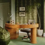 House of Hackney Caspian Wallpaper in Laurustine House of Hackney Caspian wallpaper in Laurustine, animal markings and stripes in rust