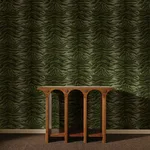 House of Hackney Caspian Wallpaper in Laurustine House of Hackney Caspian wallpaper in Laurustine, animal markings and stripes in rust