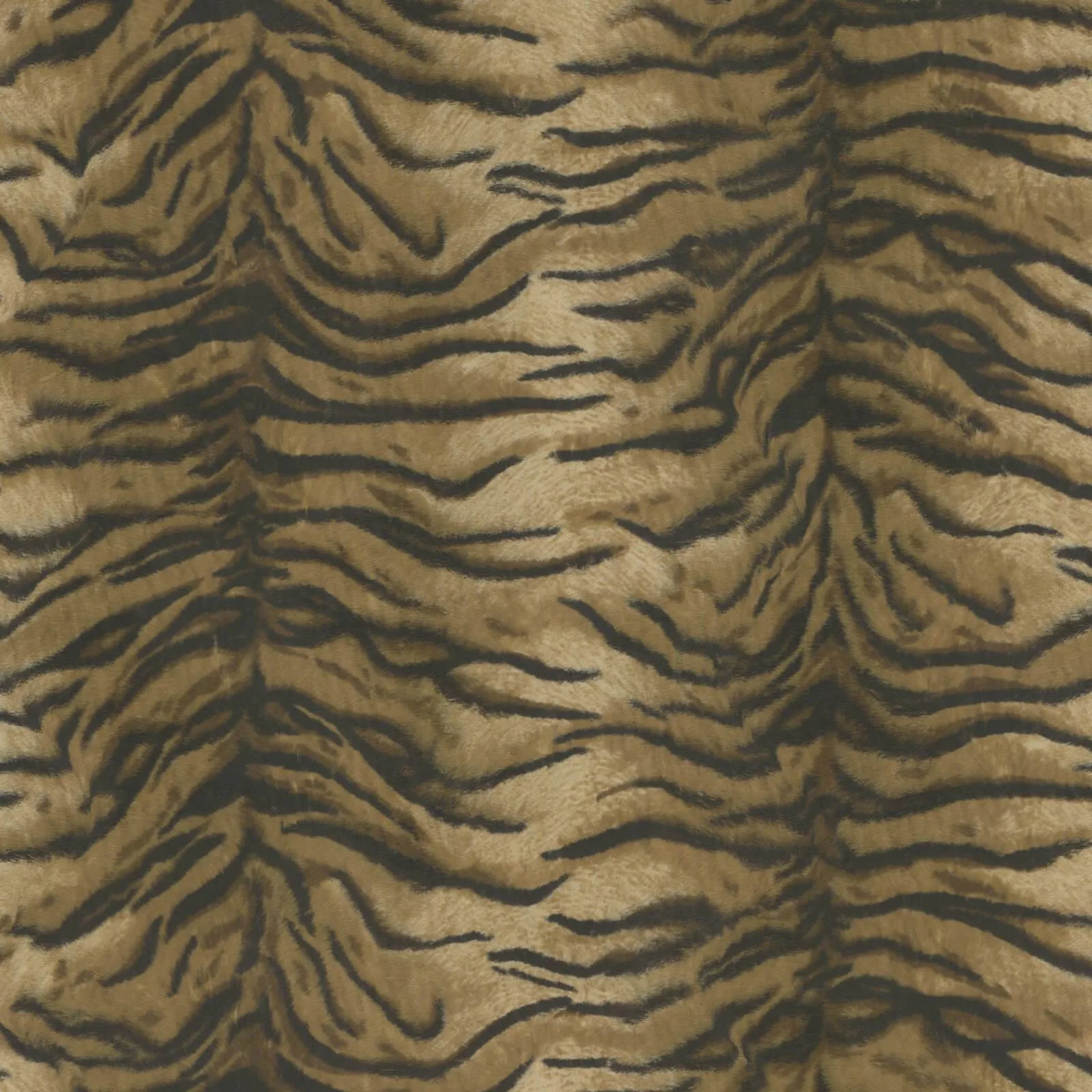 House of Hackney Caspian wallpaper in Umber, animal markings and stripes in umber