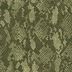 House of Hackney Cobra wallpaper in Laurustine, serpents and animal markings in rust