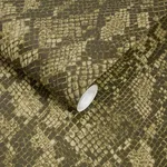 House of Hackney Cobra wallpaper in Laurustine, serpents and animal markings in rust