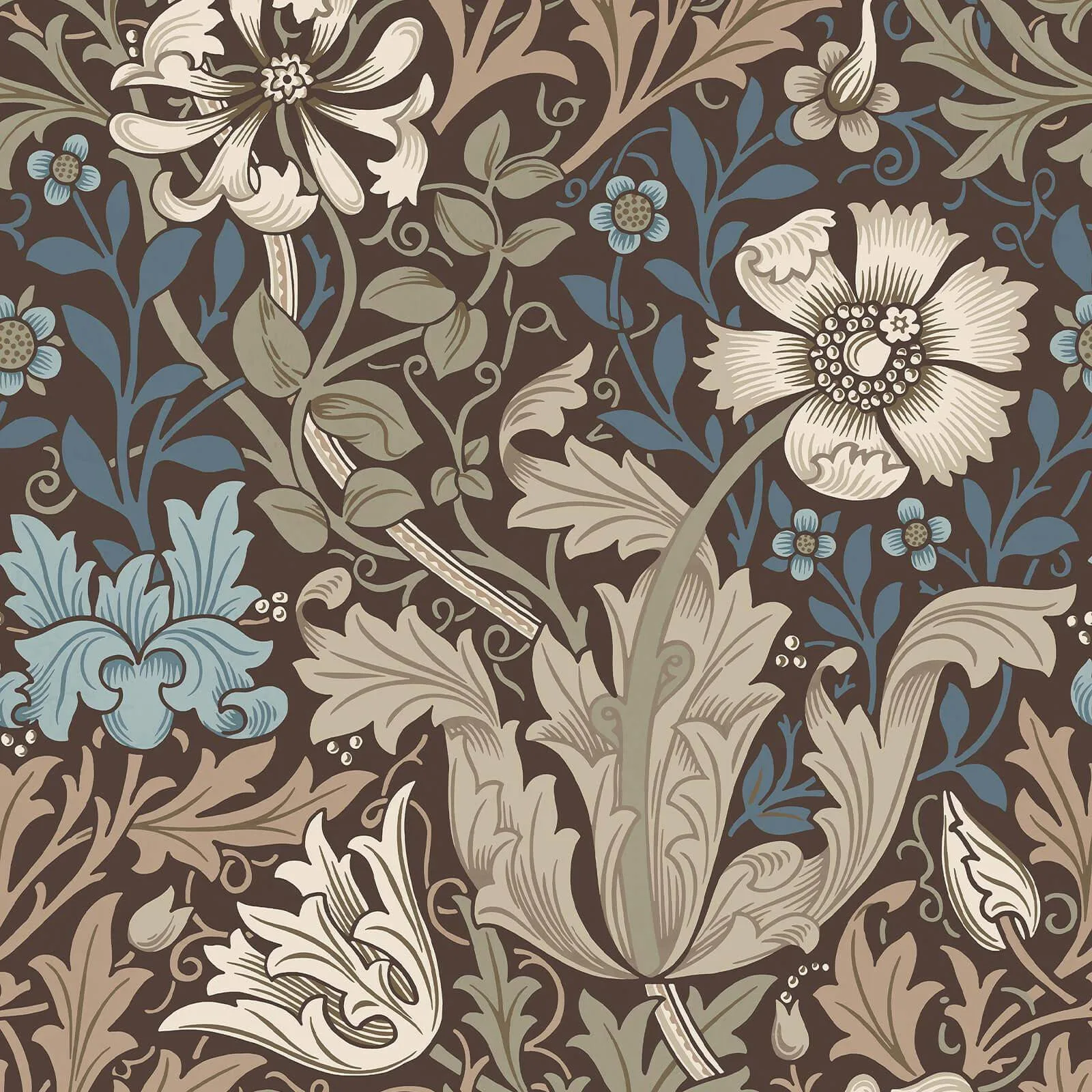 House of Hackney Compton Magna wallpaper in Bark, foliage and trees in bark