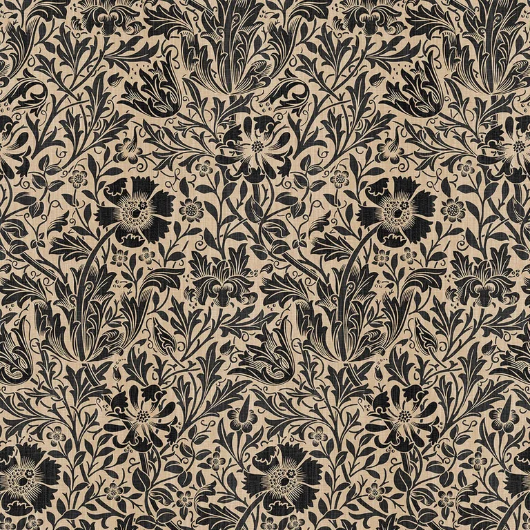House of Hackney Compton Parvum wallpaper in Phlox, blooms and foliage in phlox