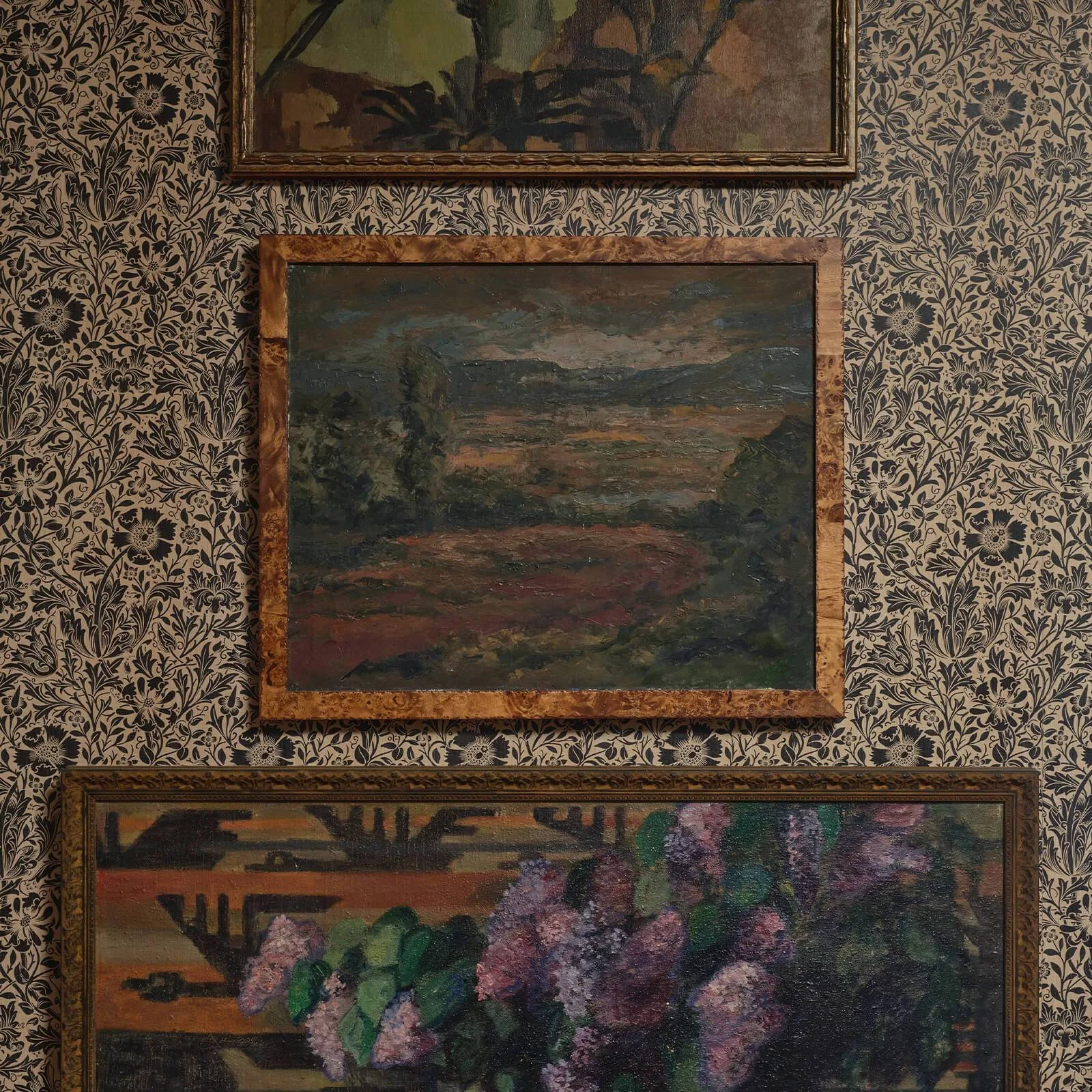 House of Hackney Compton Parvum Wallpaper in Phlox House of Hackney Compton Parvum wallpaper in Phlox, blooms and foliage in phlox