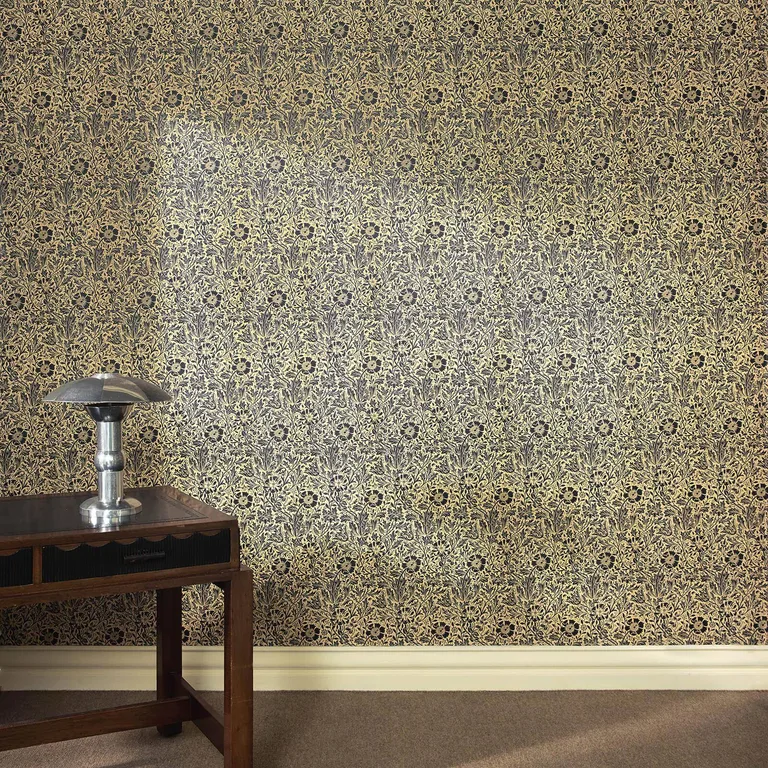 House of Hackney Compton Parvum wallpaper in Phlox, blooms and foliage in phlox