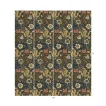 House of Hackney Compton wallpaper in Midnight, blooms and foliage in midnight