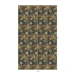 House of Hackney Compton wallpaper in Midnight, blooms and foliage in midnight
