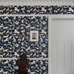 House of Hackney Cosmos Wallpaper in Midnight House of Hackney Cosmos wallpaper in Midnight, animal markings and celestial motifs in midnight