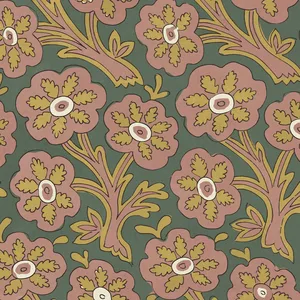 House of Hackney Dalston Daisy wallpaper in Hedera, the Dalston Daisy design in hedera