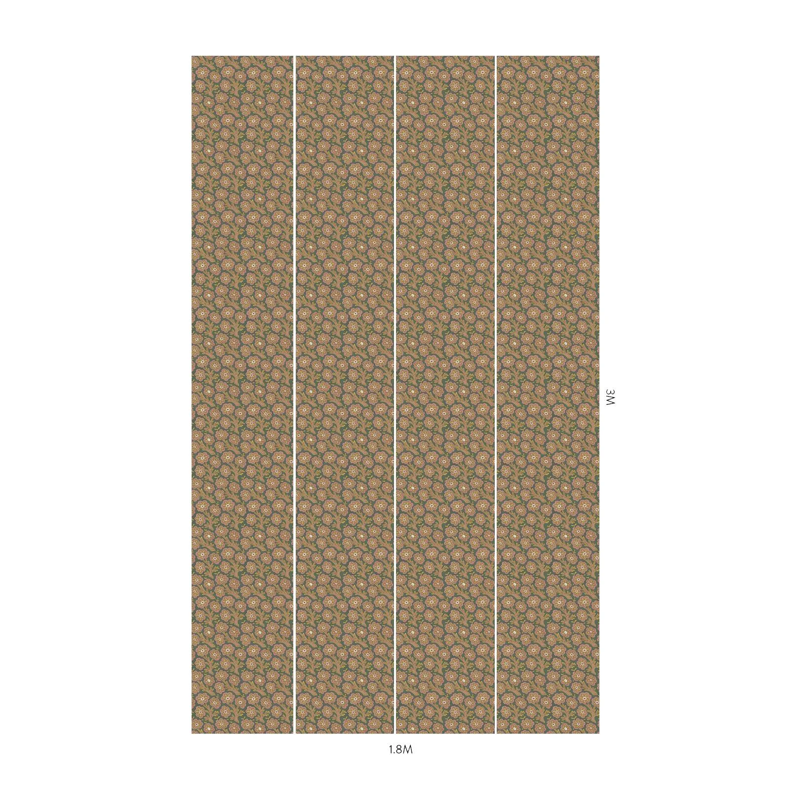 House of Hackney Dalston Daisy Wallpaper in Hedera House of Hackney Dalston Daisy wallpaper in Hedera, the Dalston Daisy design in hedera