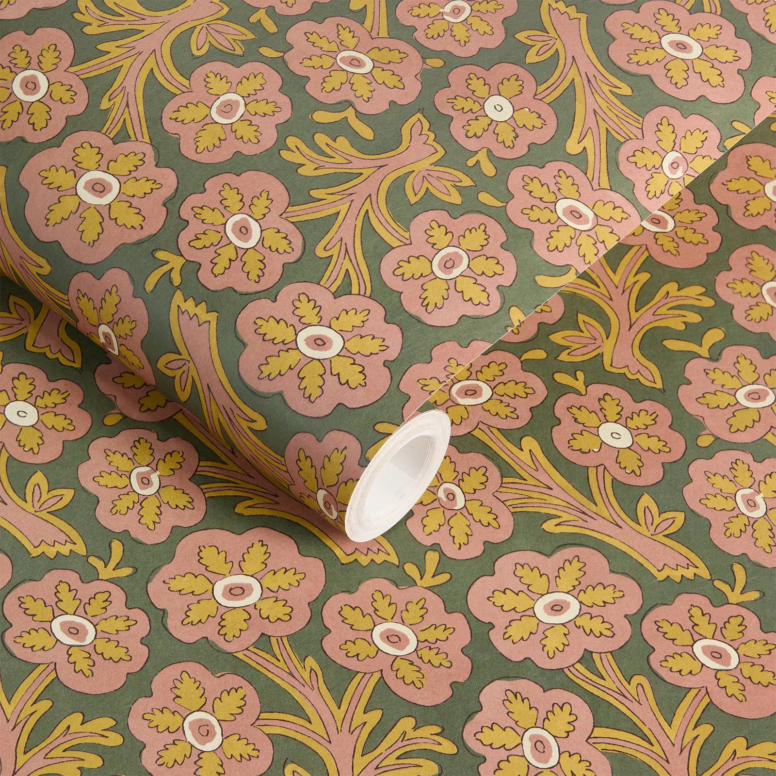 House of Hackney Dalston Daisy Wallpaper in Hedera House of Hackney Dalston Daisy wallpaper in Hedera, the Dalston Daisy design in hedera
