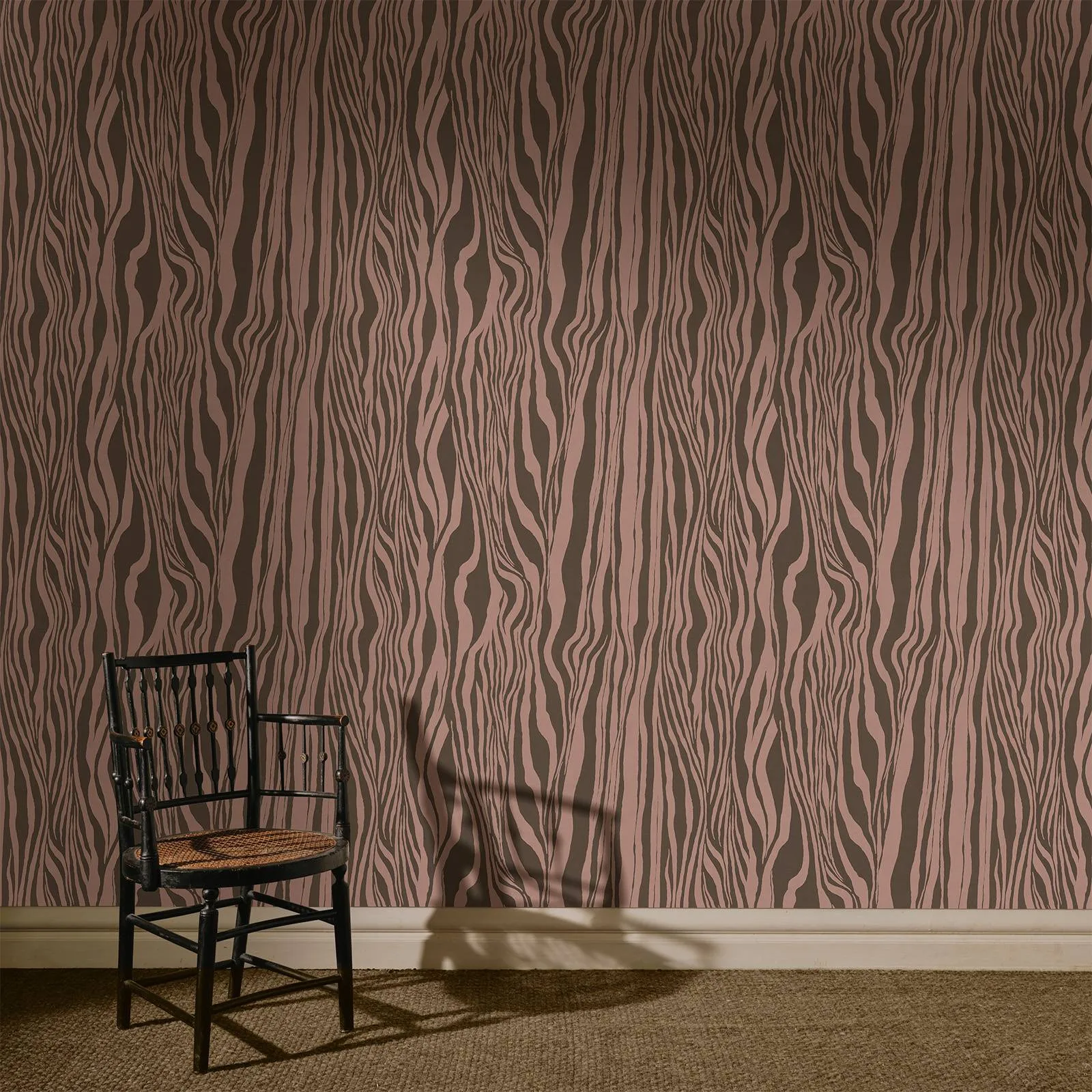 House of Hackney Dazzle wallpaper in Cosmos, animal markings and stripes in cosmos