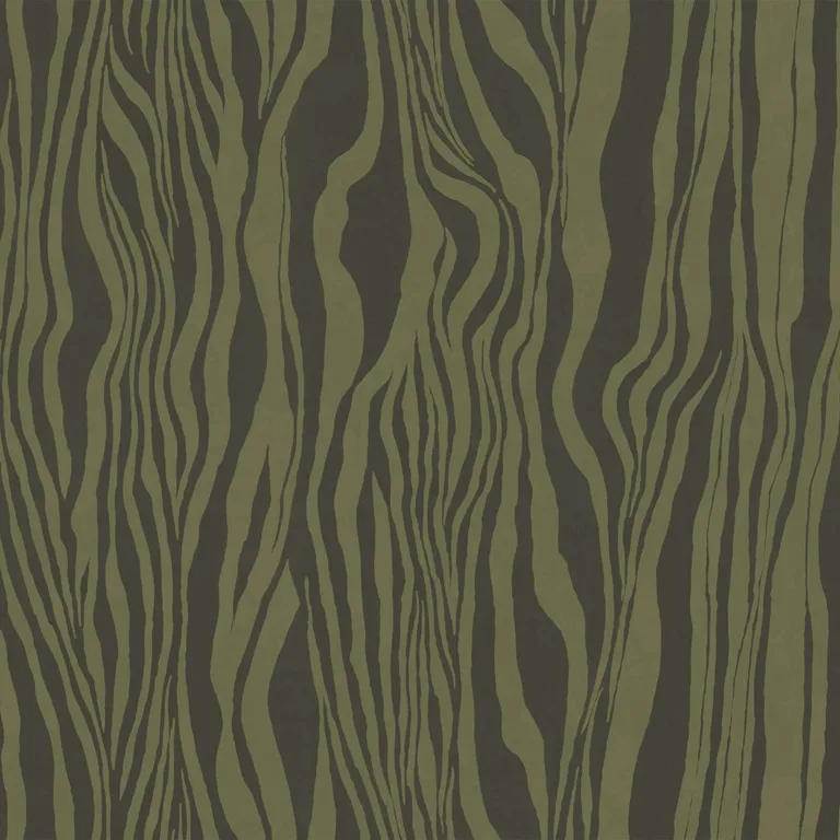 House of Hackney Dazzle wallpaper in Laurustine, animal markings and stripes in rust