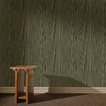 House of Hackney Dazzle Wallpaper in Laurustine House of Hackney Dazzle wallpaper in Laurustine, animal markings and stripes in rust