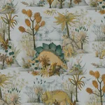 House of Hackney Dinosauria wallpaper in Dusk, animal markings in dusk