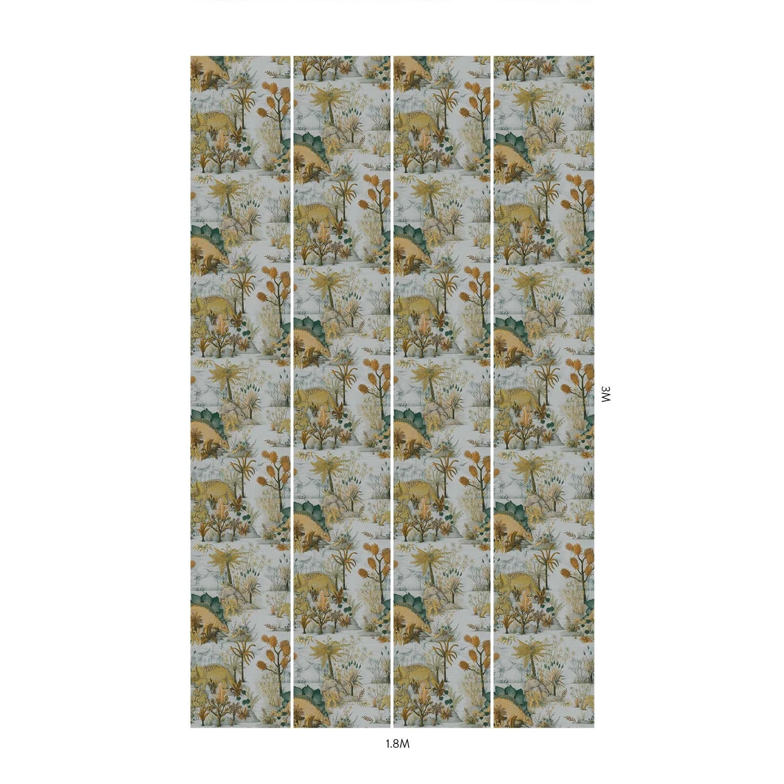 House of Hackney Dinosauria wallpaper in Dusk, animal markings in dusk