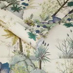 House of Hackney Dinosauria Wallpaper in Ecru House of Hackney Dinosauria wallpaper in Ecru, foliage and animal markings in ecru