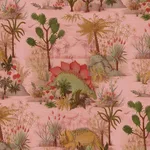 House of Hackney Dinosauria Wallpaper in Plaster House of Hackney Dinosauria wallpaper in Plaster, foliage and animal markings in plaster