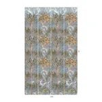 House of Hackney Earthly Paradise wallpaper in Celestial Blue, foliage and geometric forms in blue