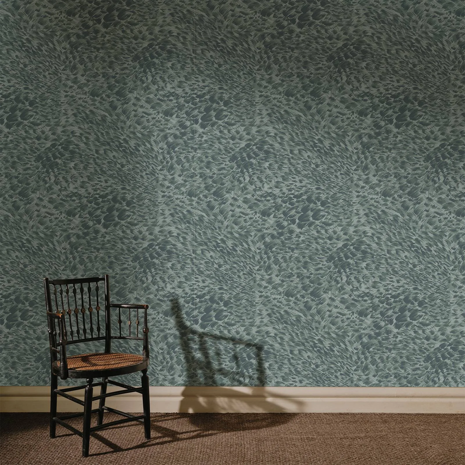 House of Hackney Ferus wallpaper in Lobelia, animal markings in lobelia