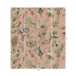 House of Hackney Flora Fantasia wallpaper in Bisque Pink, blooms and foliage in pink