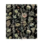 House of Hackney Flora Fantasia wallpaper in Noir, blooms and foliage in noir