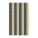 House of Hackney Flora Fantasia wallpaper in Stripe, blooms and foliage in stripe
