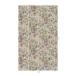 House of Hackney Floralia Wallpaper in Ecru House of Hackney Floralia wallpaper in Ecru, blooms and foliage in ecru