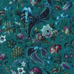 House of Hackney Florika Wallpaper in Petrol House of Hackney Florika wallpaper in Petrol, blooms and foliage in petrol