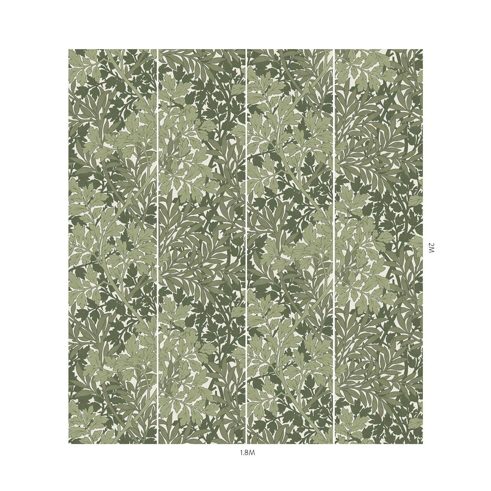 House of Hackney Foliage Magna wallpaper in Apple, foliage and trees in apple