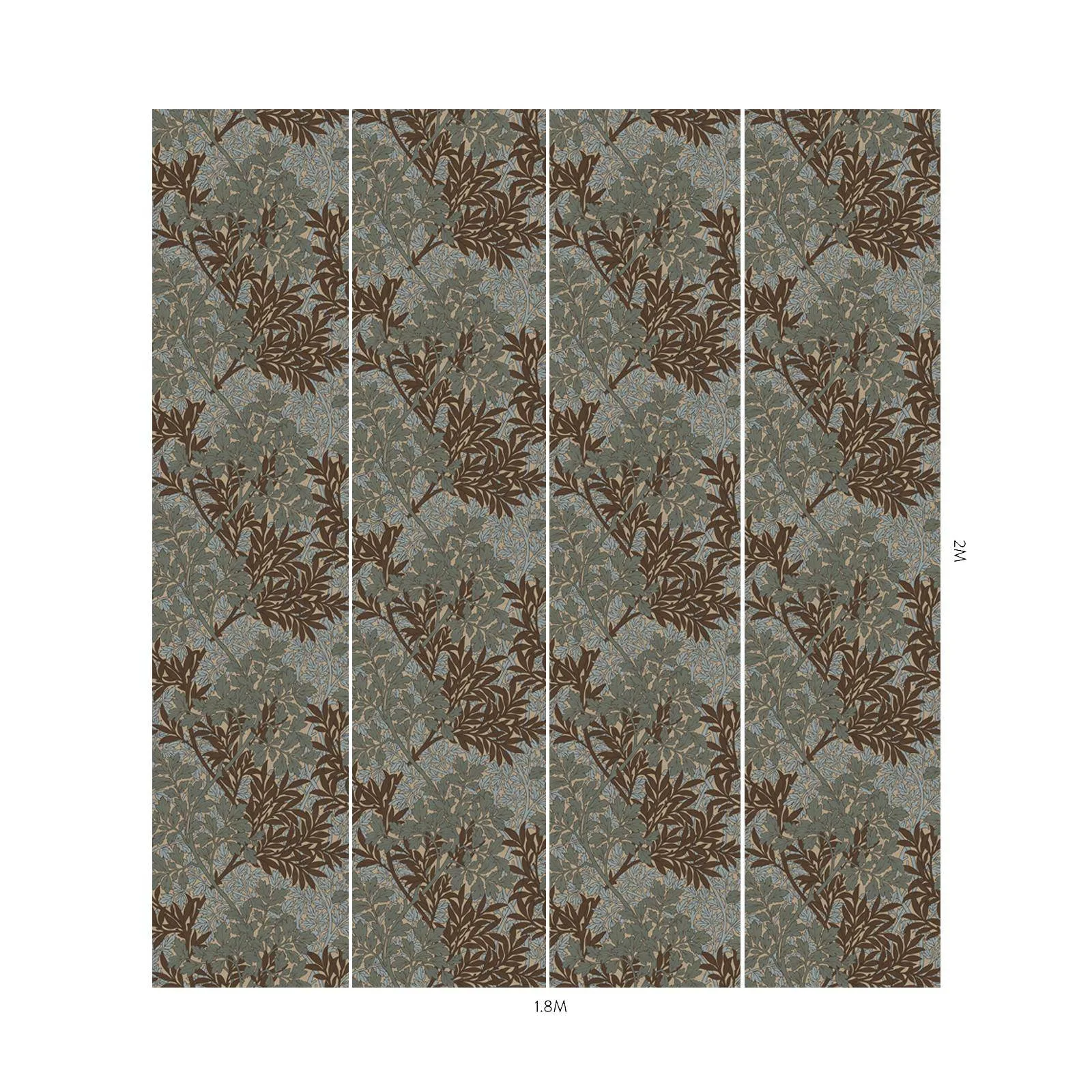 House of Hackney Foliage Wallpaper in Forest House of Hackney Foliage wallpaper in Forest, foliage and trees in forest