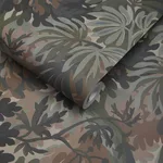 House of Hackney Foris Magna wallpaper in Tourmaline, foliage and trees in tourmaline