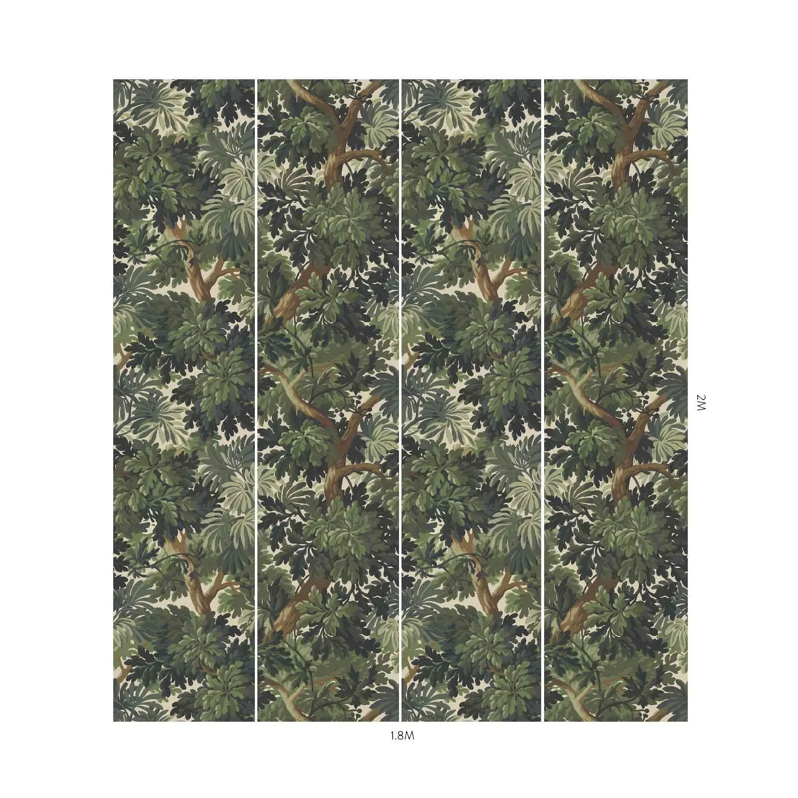 House of Hackney Foris Magna Wallpaper in Verdure House of Hackney Foris Magna wallpaper in Verdure, foliage and trees in verdure