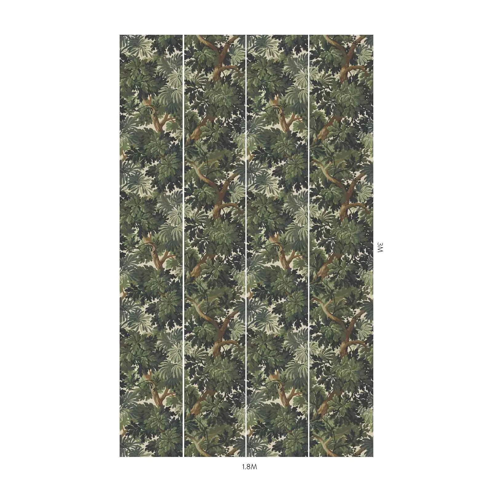House of Hackney Foris Magna Wallpaper in Verdure House of Hackney Foris Magna wallpaper in Verdure, foliage and trees in verdure