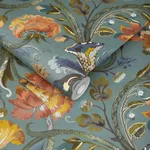 House of Hackney Gaia Wallpaper in Prussian Blue House of Hackney Gaia wallpaper in Prussian Blue, blooms and foliage in blue