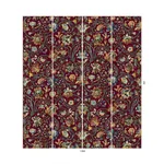 House of Hackney Gaia wallpaper in Vermillion, blooms and foliage in vermillion