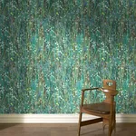 House of Hackney Galanthi wallpaper in Viridis, blooms and foliage in viridis