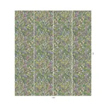 House of Hackney Gardenia wallpaper in Verde, blooms and foliage in verde