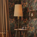 House of Hackney Golden Lily wallpaper in Apatite, blooms and foliage in apatite