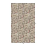 House of Hackney Golden Lily wallpaper in Cirrus, blooms and foliage in cirrus