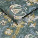 House of Hackney Golden Lily Wallpaper in Euphorbia House of Hackney Golden Lily wallpaper in Euphorbia, foliage in euphorbia